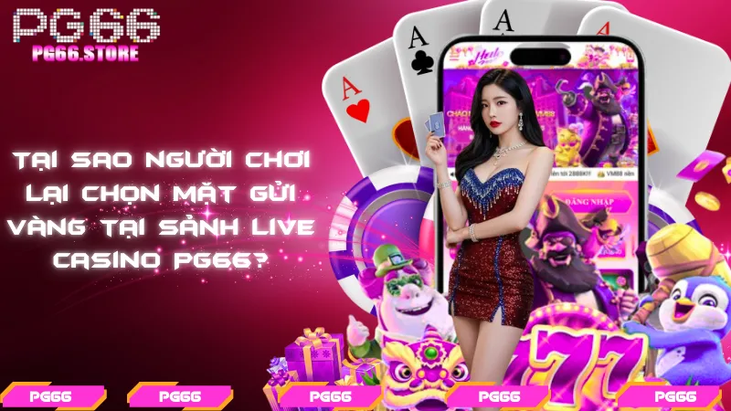 Tại sao người chơi lại chọn mặt gửi vàng tại sảnh live casino PG66?